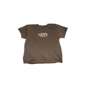Your Call Graphic Brandy Melville Brown T-Shirt